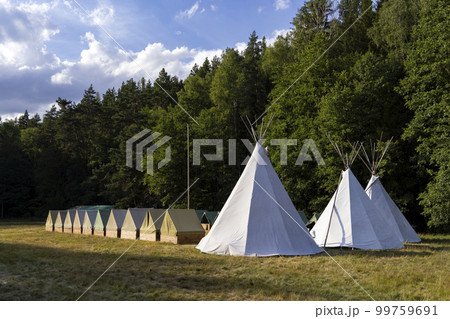 Scout camp, Western Bohemia, Czech Republic Scout camp, Western Bohemia, Czech Republic 99759691