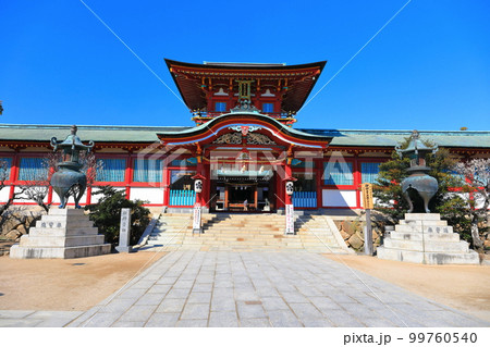 【山口県】満開の梅まつりの防府天満宮 99760540