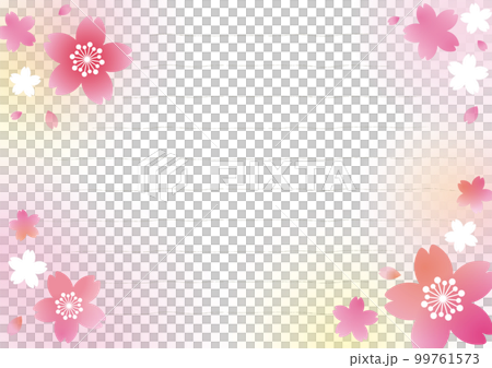 Spring stationery cherry blossom pink 99761573