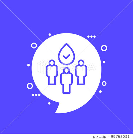 access to clean water line icon for web 99762031