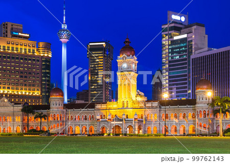 sultan abdul samad building at Dataran Merdeka in Kuala Lumpur, Malaysia 99762143