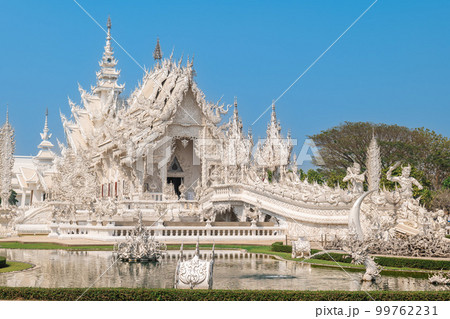 Wat Rong Khun, the white temple in chiang rai, thailand 99762231