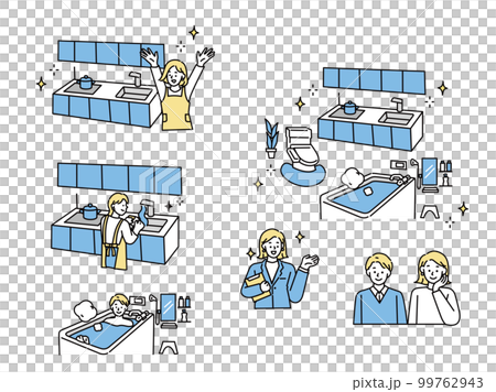 Illustration of my home: family, children, all-electric, remodeling, renovation, new house, new construction, sales, sales 99762943