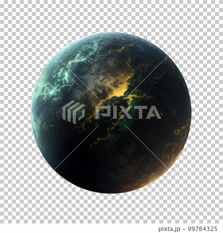 Imagery of imaginary planets for your cosmic image. Ai generated. 99764325