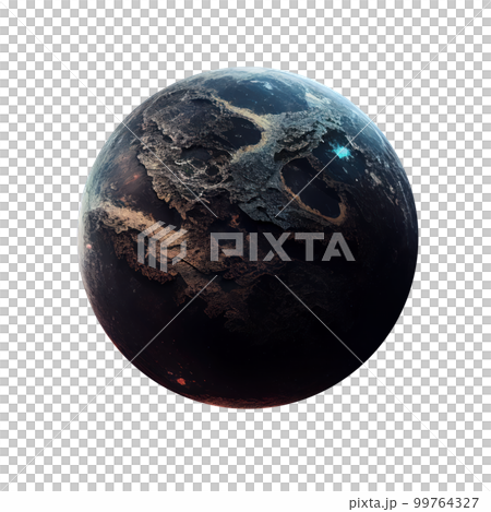 Imagery of imaginary planets for your cosmic image. Ai generated. 99764327