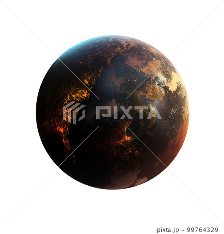 Imagery of imaginary planets for your cosmic image. Ai generated. 99764329