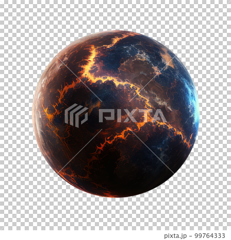 Imagery of imaginary planets for your cosmic image. Ai generated. 99764333