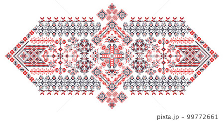 Romanian embroidery design element 4 Romanian embroidery design element 4 99772661