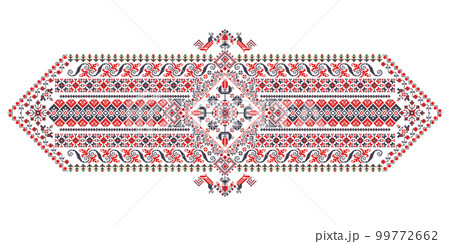 Romanian embroidery design element 5 Romanian embroidery design element 5 99772662