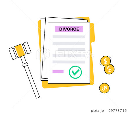 Legal divorce procedure 99773716