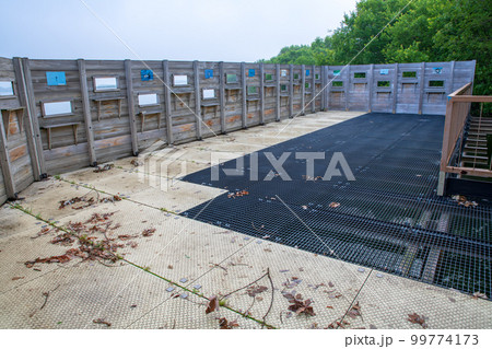 谷中湖 渡良瀬遊水地 野鳥観察台の風景 谷中湖 渡良瀬遊水地 野鳥観察台の風景 99774173