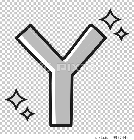 Corona vaccine antibody image (black and white) Corona vaccine antibody image (black and white) 99774461