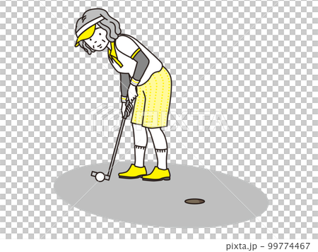 Aunt golfing 99774467