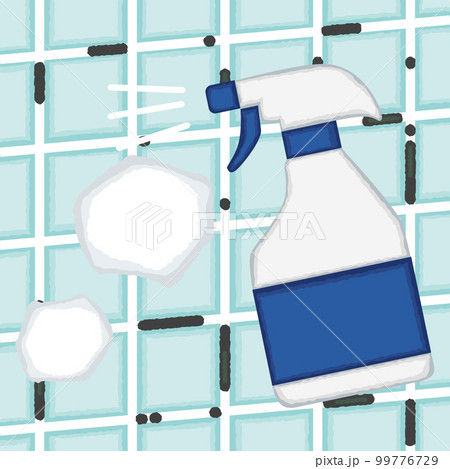 カビ取りスプレーのイラスト 99776729