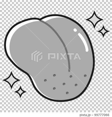 乾淨的舌頭的插圖(黑色和白色) 乾淨的舌頭的插圖(黑色和白色) 99777066