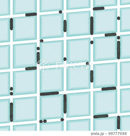 黒かびとタイルのイラスト 黒かびとタイルのイラスト 99777098