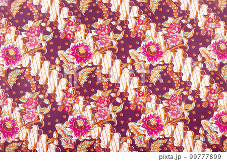 The detailed pattern of batik cloth 99777899