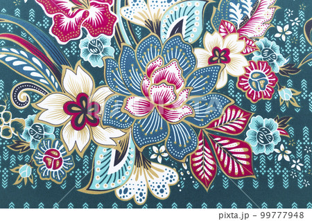 The beautiful of art Malaysian and Indonesian Batik Pattern The beautiful of art Malaysian and Indonesian Batik Pattern 99777948