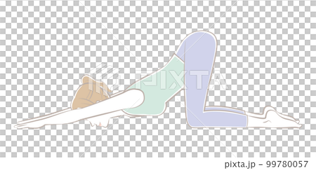 cat stretch pose 99780057