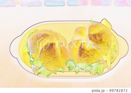 コッペパンベジタブルサンド朝食2 99782872