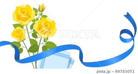 父の日薔薇の花束のイメージ_バナーフレーム（2：1） 99783051