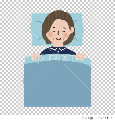 眠っている女性 99783102