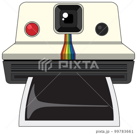 Polaroid camera on white background 99783661