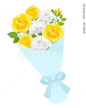 薔薇とカーネーションの花束 99784038
