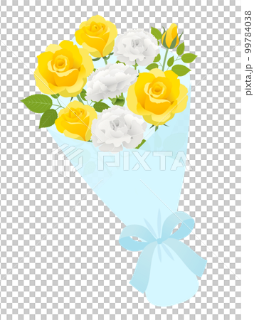 薔薇とカーネーションの花束 99784038