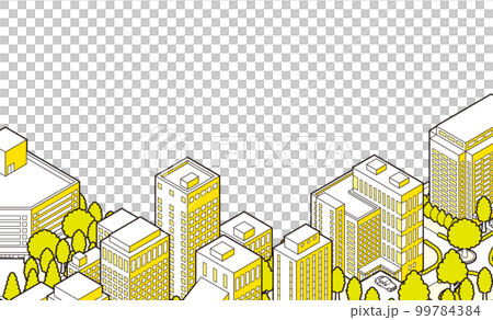 街並みの立体図. 背景. 都市. 99784384