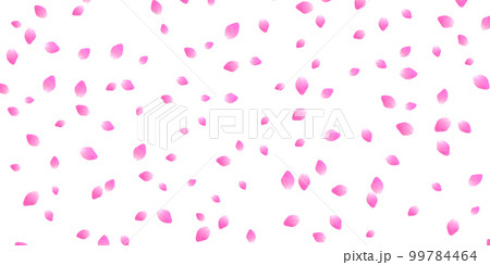 桜吹雪の3Dレンダリング 桜吹雪の3Dレンダリング 99784464