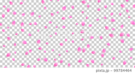桜吹雪の3Dレンダリング 桜吹雪の3Dレンダリング 99784464