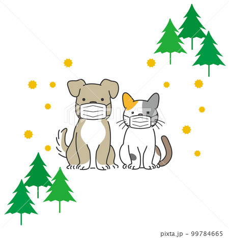 犬や猫の花粉アレルギー 犬や猫の花粉アレルギー 99784665