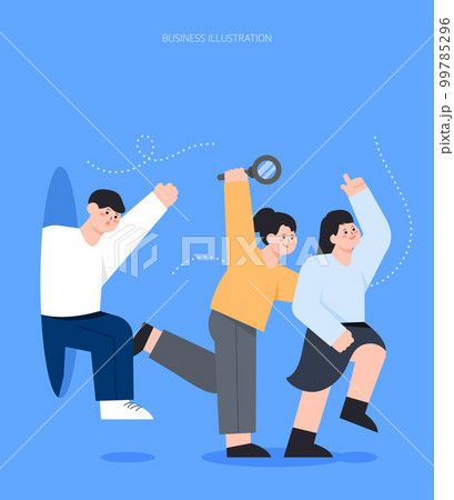 イラスト ポスター ビジネス 99785296