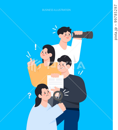 イラスト ポスター ビジネス 99785297