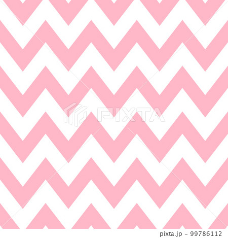 Pink zigzag seamless pattern. Chevron fabric texture. Abstract zig zag background. Repeating vector wallpaper. Pink zigzag seamless pattern. Chevron fabric texture. Abstract zig zag background. Repeating vector wallpaper. 99786112