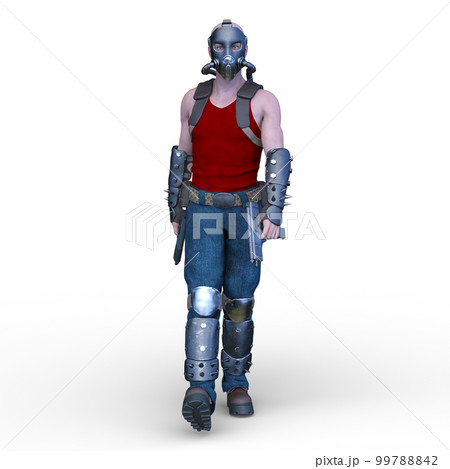 マスクをした兵士 99788842