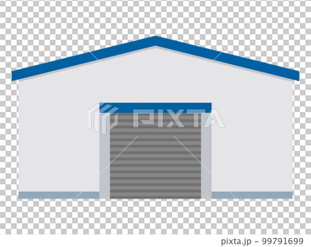 倉庫の外観イラスト 倉庫の外観イラスト 99791699