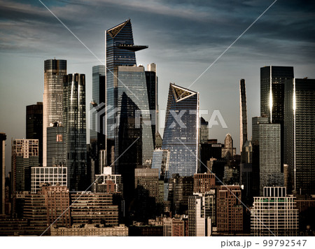 Modern Hudson Yards district in Manhattan - travel photography 99792547