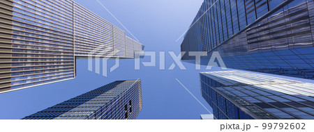 The high rise office buildings at Hudson Yards - skyscrapers in Manhattan - travel photography The high rise office buildings at Hudson Yards - skyscrapers in Manhattan - travel photography 99792602