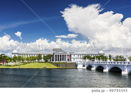 Classic building view of the Chimei Museum in Tainan, Taiwan. 99793545