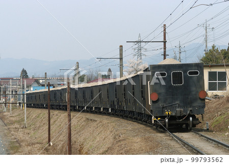 秩父鉄道　浦山口ー秩父太平洋セメント　三輪鉱業所　秩父鉄道　ヲキフ100形 99793562