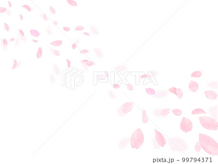 桜 桜吹雪 ソメイヨシノ  99794371