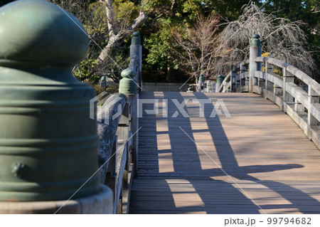 洗足池公園の池月橋 99794682