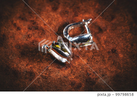Modern minimalist silver earrings Modern minimalist silver earrings 99798658