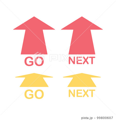 奥行き　矢印 99800607