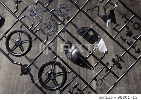 バイク模型の足周りパーツ 99801715