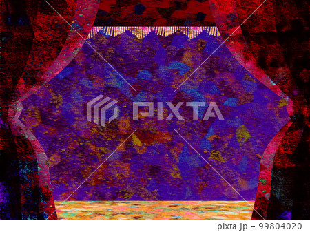 ペイント風の舞台のグラフィック 99804020