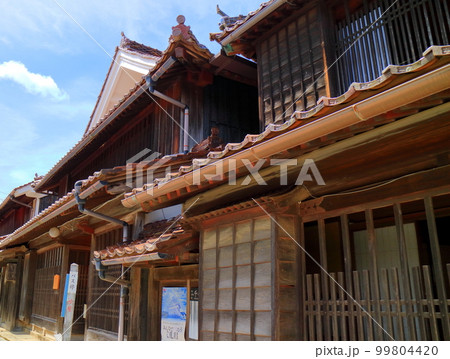 岡山県 吹屋ふるさと村の伝統的家屋 岡山県 吹屋ふるさと村の伝統的家屋 99804420