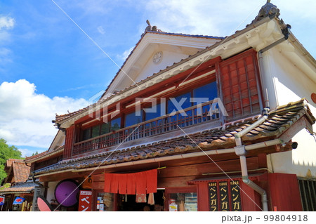 岡山県　吹屋ふるさと村の伝統的家屋 99804918